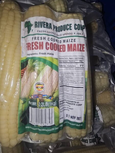 Fresh Cooked Frozen Maize