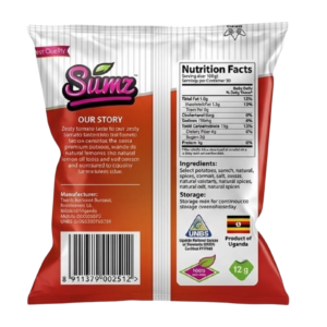 Sumz Tasty Tomato Potato Crisps